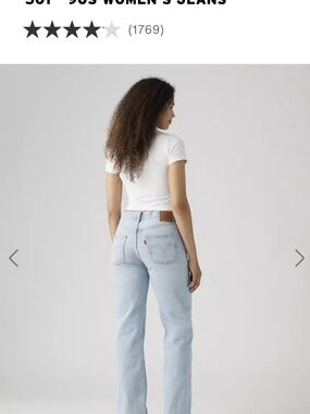 Levi's Light Blue Straight-Leg Women's Jeans